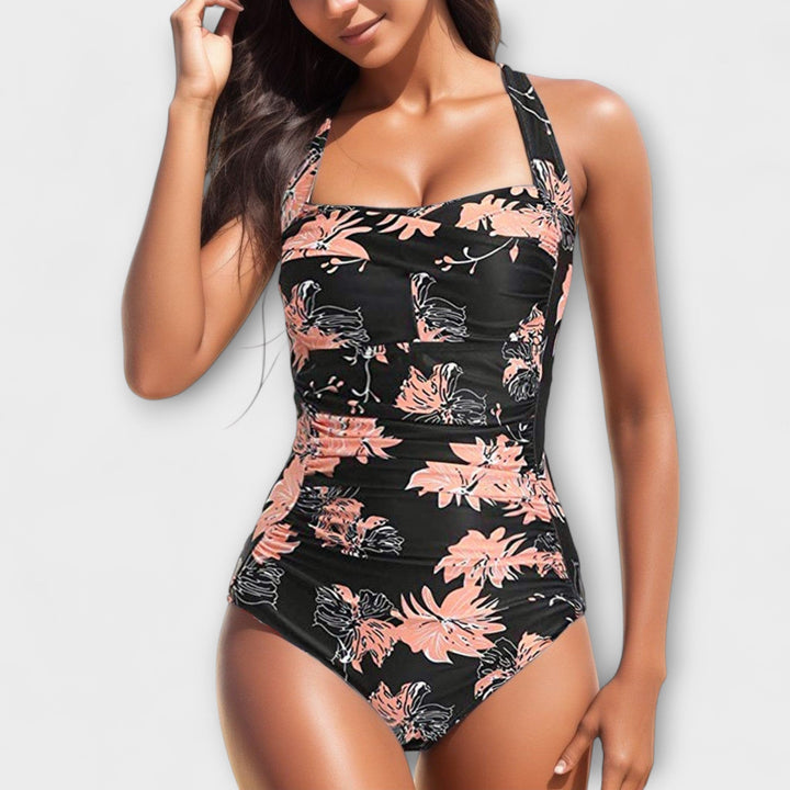 Variant image for Maillot de Bain Femme 1 Pièce Élégant avec Motif Floral – Confort et Soutien Idéal pour la Plage et la Piscine-36