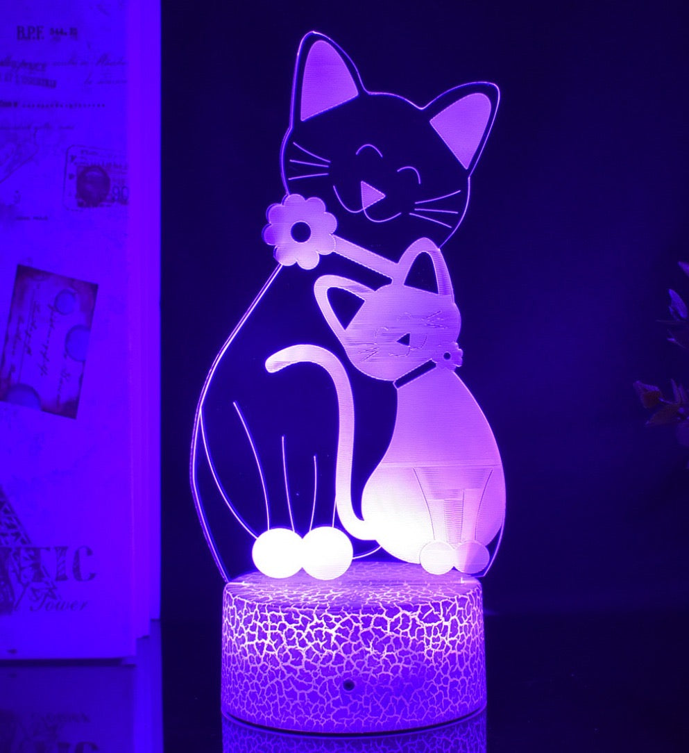 Nora™ | lampe chat décorative et chaleureuse
