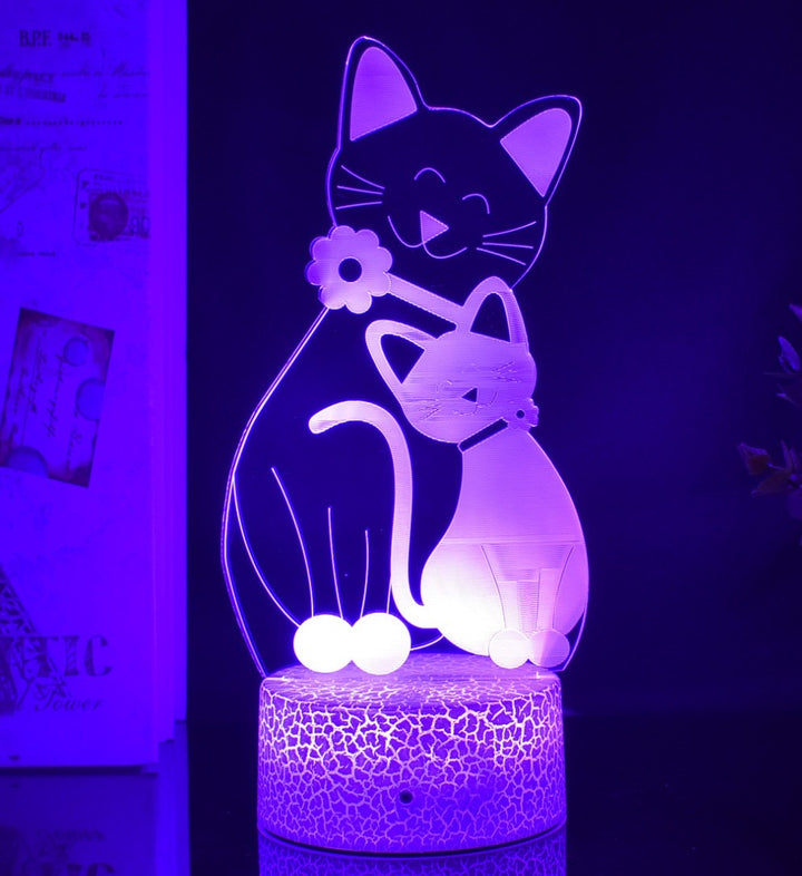 Nora™ | lampe chat décorative et chaleureuse
