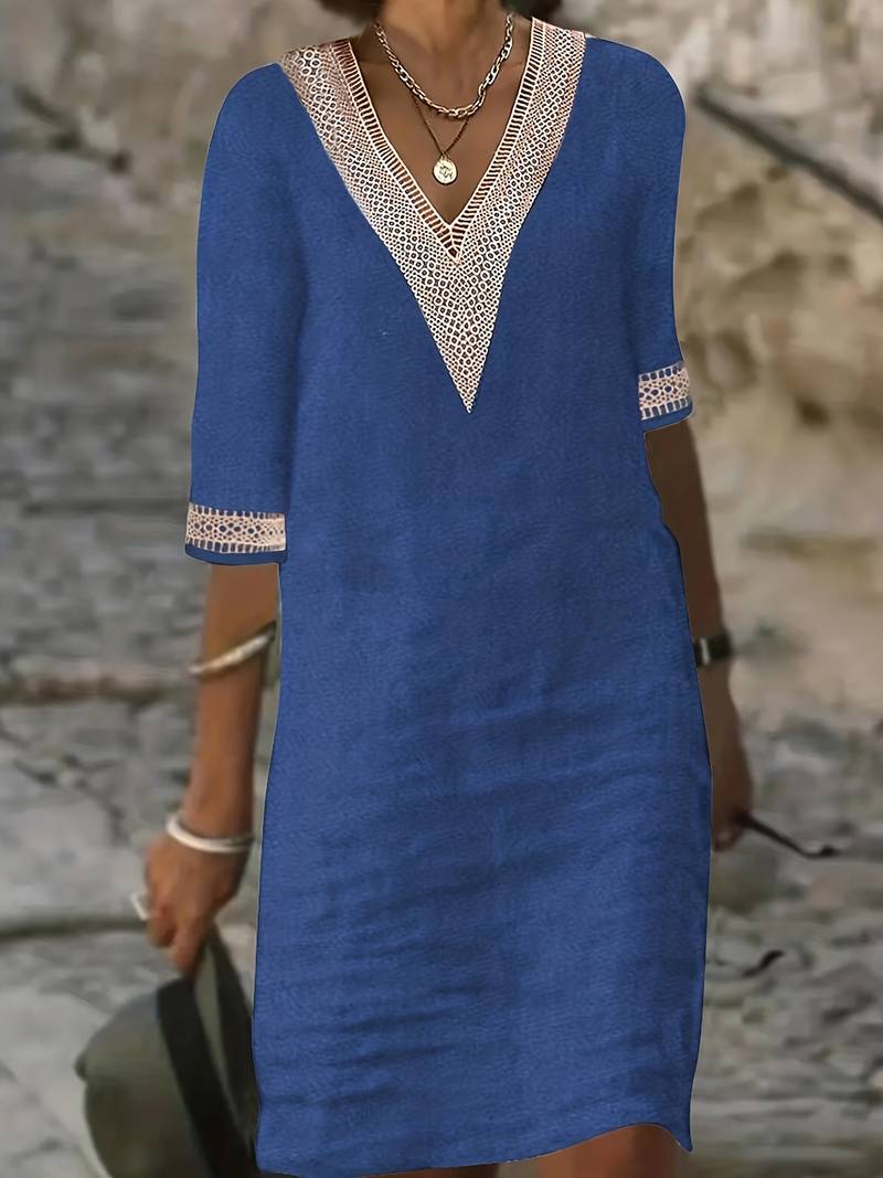Marie™ | Robe Élégante à Col en V