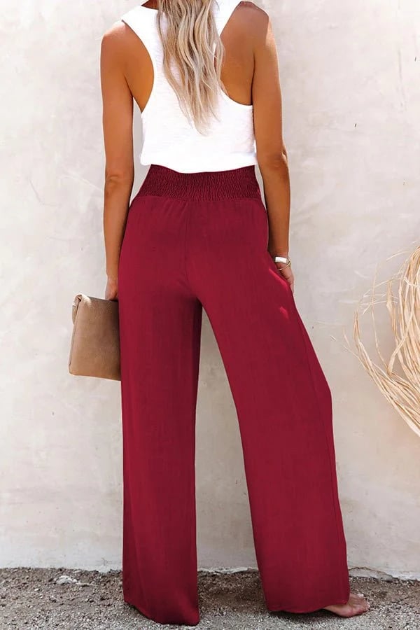 Riana™ | Pantalon taille haute coupe relax