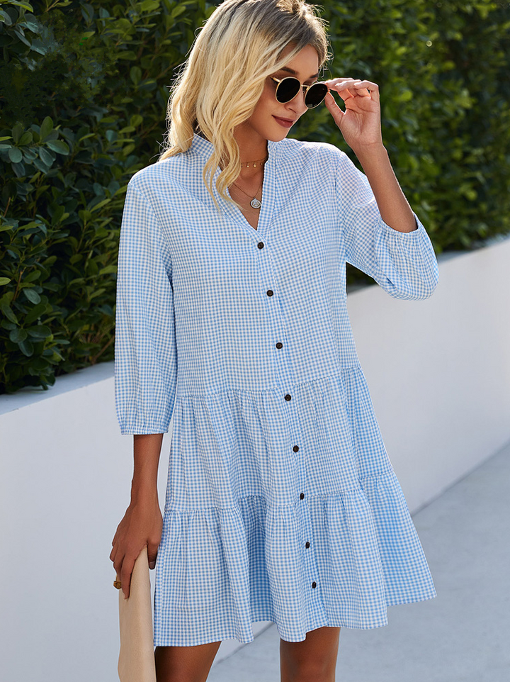 Vera™ | Robe Légère Printanière à Boutons