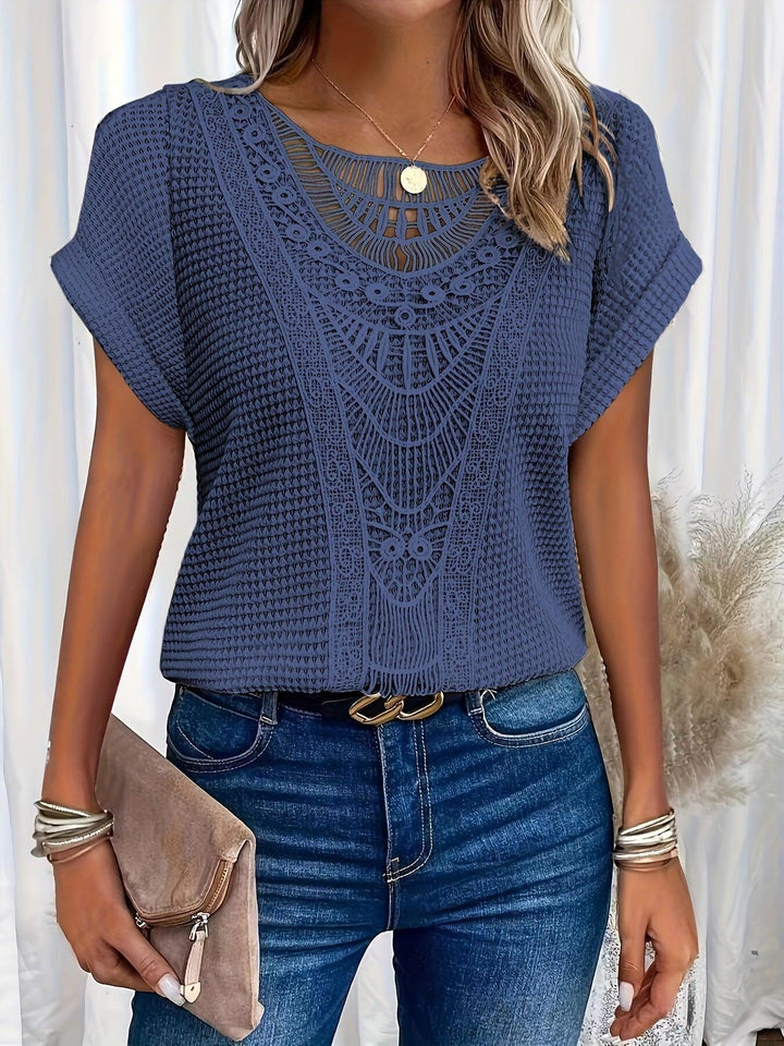 Hailey™ | Haut en maille aux détails raffinés