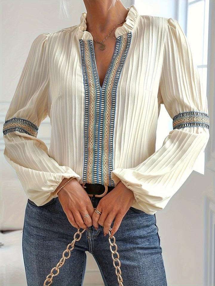 Jeffiner™ | Blouse en Dentelle Élégante