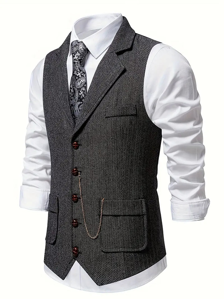 Gradasso™ | Gilet Premium en Tweed