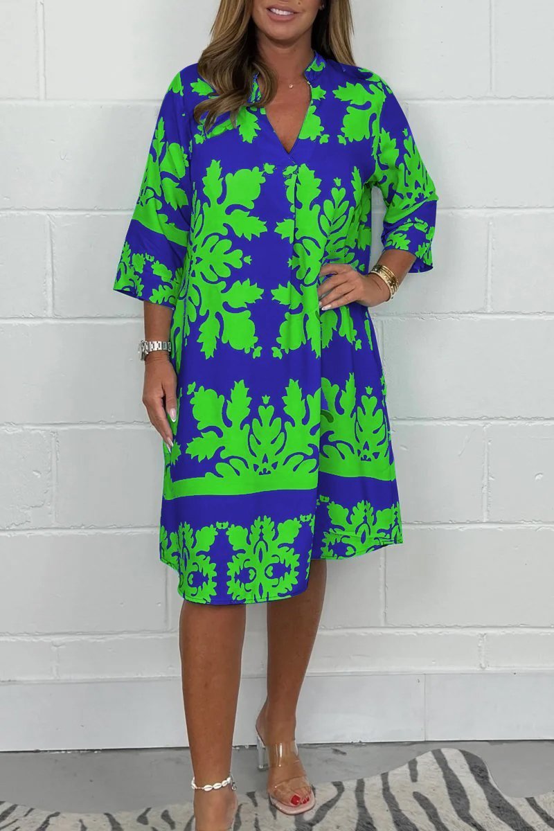 Emmanuelle™ | Robe Printanière Éclatante