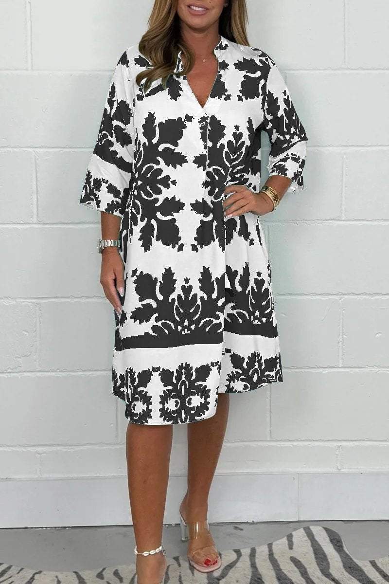 Emmanuelle™ | Robe Printanière Éclatante
