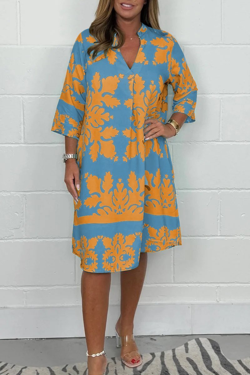 Emmanuelle™ | Robe Printanière Éclatante