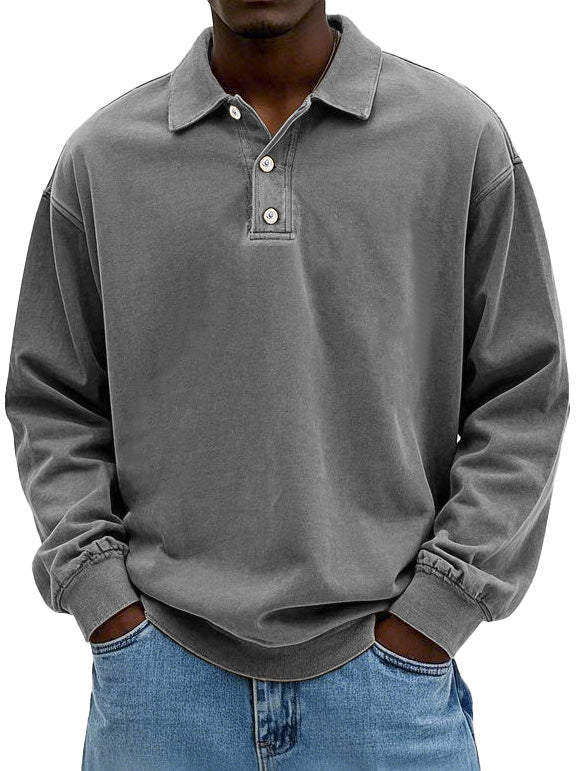 Théo™ | Polo Décontracté à Manches Longues